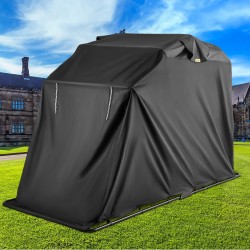 Moottoripyöräteltta 600D kangas vesitiivis UV-suojattu galvanoitu teräsrunko 270x105x155 cm