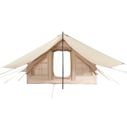 Ilmatäytteinen retkiteltta 300D oxford kangas 3 5 hengelle käsipumpulla katoksella kamiinaventtiilillä