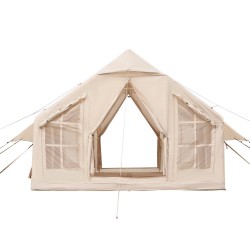 Ilmatäytteinen 4 6 hengen teltta 300D Oxford kangas neljän vuodenajan retkeilyyn