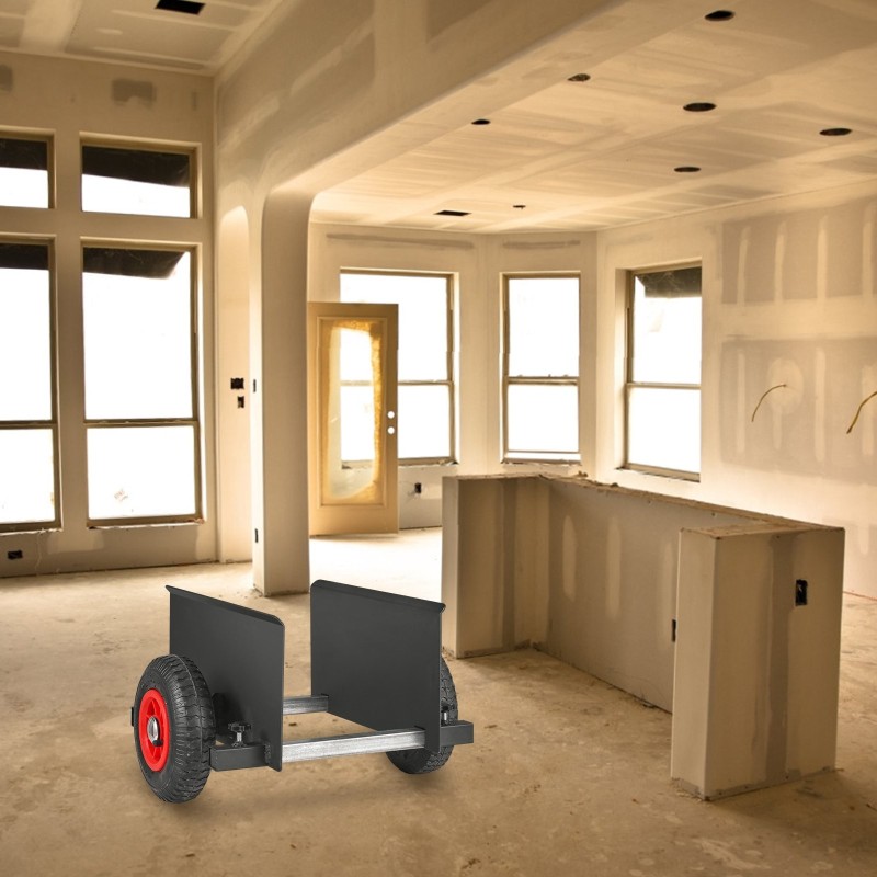 Levykärry paksuteräksinen runko 272 kg kantavuus 20 cm pneumaattinen pyörä