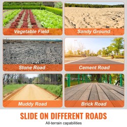 Kipsilevykärry teräsrunko 680 kg alustakoko 915 x 610 mm lukittavat pyörät