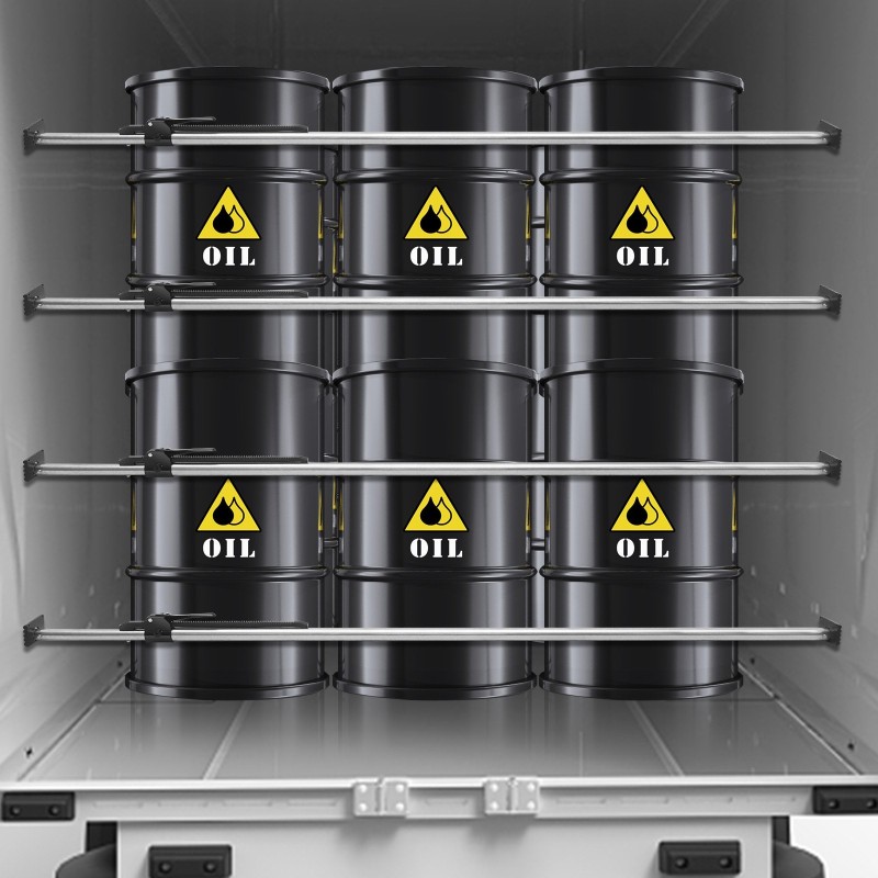 Kuormantanko säädettävä hiiliteräksinen 2260–2642 mm 140 kg 4 kpl kuorma-autoihin