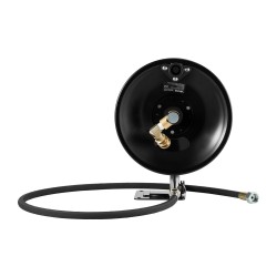 Korkeapaineletkukela teräksinen 15,2 m 3/8-tuuma käsikampi seinä-, lattia- ja ajoneuvoasennus