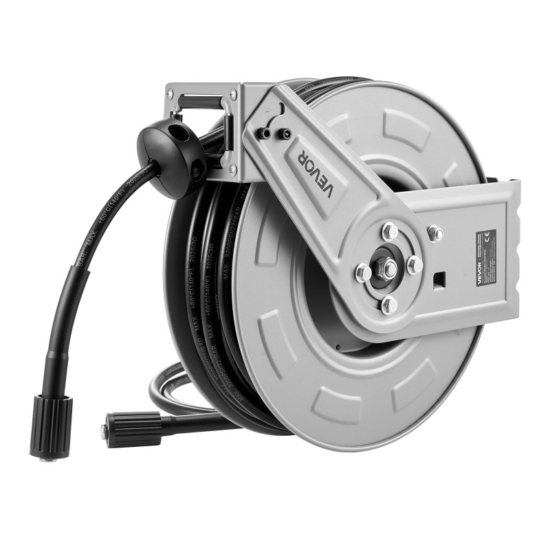 Teräksinen painepesurin letkukela 19,8 m 11,5 mm 3200 PSI