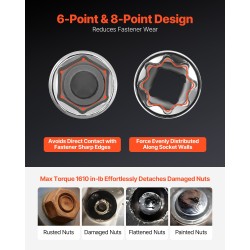 Hylsysarja CR-V-seosteräs 39-osainen 9,5 ja 6,4 mm vetoaukolla SAE ja metriset koot