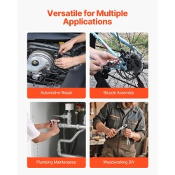 Hylsysarja CR-V-seosteräs 39-osainen 9,5 ja 6,4 mm vetoaukolla SAE ja metriset koot