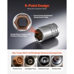 Hylsy- ja räikkäsarja 70 osaa 1/4 tuuma 6,4 mm CR-V-seosteräksestä