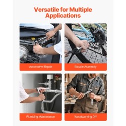 Hylsysarja 149 osaa CR-V seosteräs 1/4 3/8 1/2 tuuma- ja metrisiä kokoja