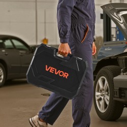 Hylsy- ja räikkäsarja 86 osaa CR-V-seosterästä 1/4 3/8 1/2 tuumaa autoihin