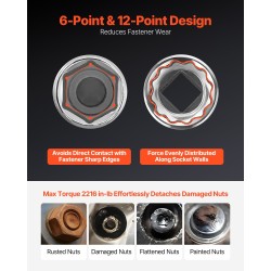 Hylsysarja 104 osaa CR-V-seosteräs kromipinnoite 3/8 tuuman vetokanta 6–24 mm