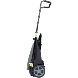 Työnnettävä manuaalinen lattianlakaisukone 65 cm lakaisuleveys 18,9 l roskasäiliö teräs ja muovi