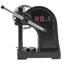 Pöytämallinen valurautainen käsiprässi 150 mm isku puristus ja muovaustöihin