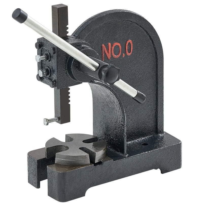Pöytämallinen valurautapuristin 0,5 tonnia 119 mm työisku puristus ja muovaus
