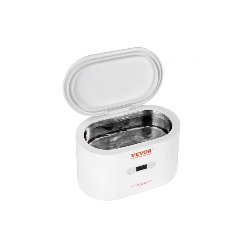 Ultraäänipesuri 625 ml kosketusohjauksella kompakti korujen silmälasien ja kellojen puhdistukseen