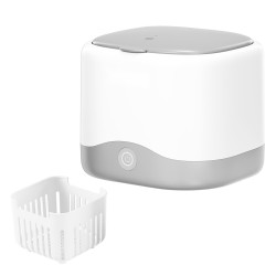 Ultraäänipesuri 200 ml 30W 45kHz SUS304 sisäaltaalla UV sterilointi proteeseille ja koruille