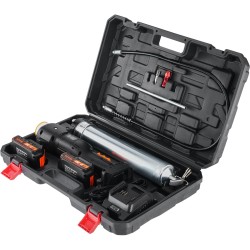 Akkukäyttöinen rasvaprässi 20V 2Ah 10000 PSI 990 mm letku 2 akkua