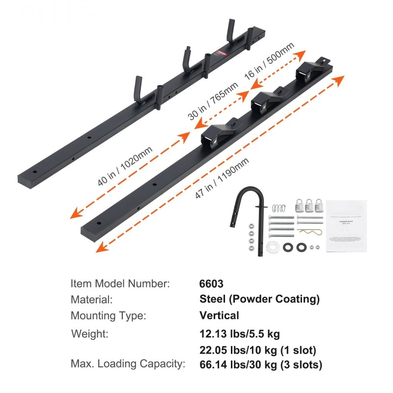 Trimmeriteline 3-paikkainen teräksinen jauhemaalattu pystyasennus avolavaan ja perävaunuun numeroyhdistelmälukolla säädettävät