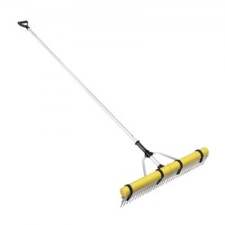 Maisemaharava alumiiniseos 915 mm harapää säädettävä 2600 mm varsi kelluke köysi