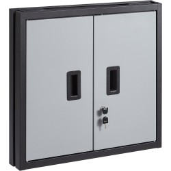 Taitettava seinäkaappi kylmävalssattu teräs 660 mm kantavuus 108 8 kg musta