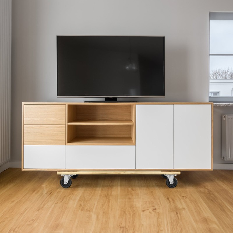 Huonekalukuljetusalusta poppelipuu ja komposiittipuu 762 x 457 mm 454 kg kantavuus