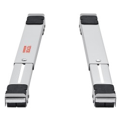 Rullalava hiiliteräsrunko säädettävä pituus kolmesadan kilogramman kantavuus kaksi kappaletta kodinkoneille