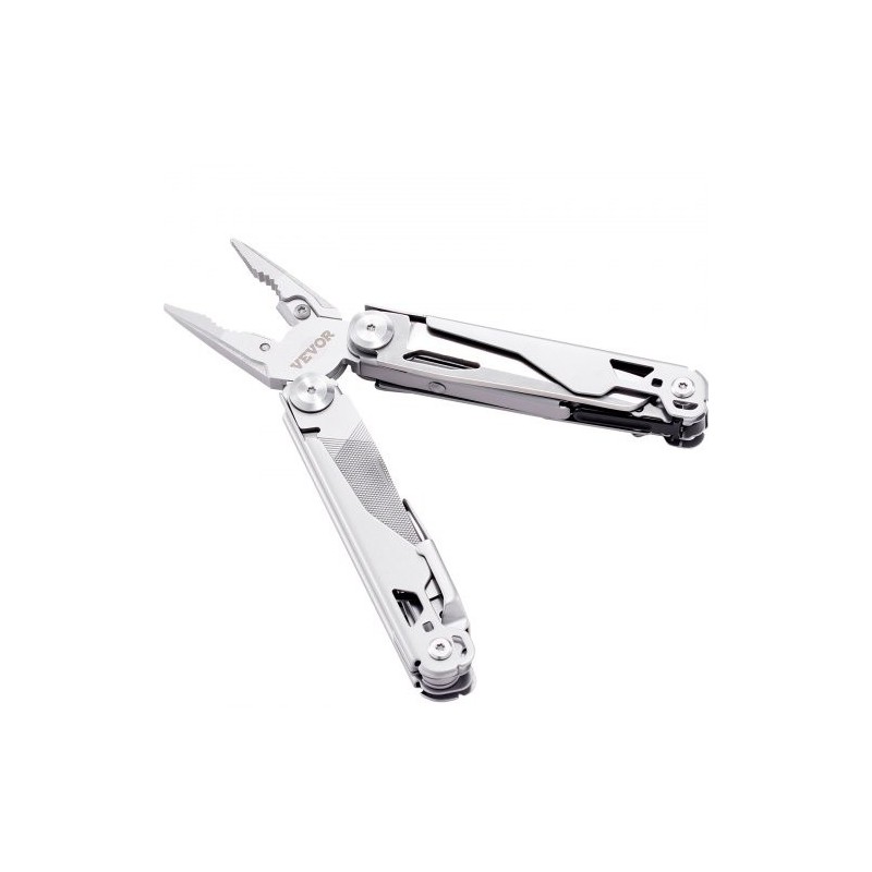 17-in-1-monitoimityökalu 440A-ruostumattomasta teräksestä automaattisella lukolla kotelo ja taskuklipsi