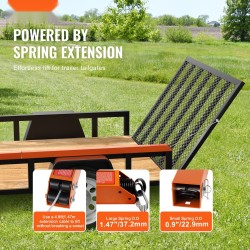 Peräkärryn takalaidan nostoapu hiiliteräs 180 paunaa sivulaidoille 10–24 tuumaa 4–6 jalkaa