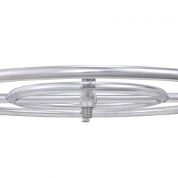 Pyöreä upotettava tulipesäallas 24 tuumaa 304 ruostumatonta terästä propaanille ja maakaasulle