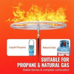 Pyöreä upotettava tulipesäallas 24 tuumaa 304 ruostumatonta terästä propaanille ja maakaasulle