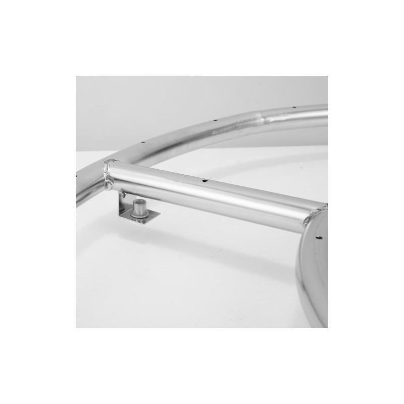 Pyöreä upotettava tulipesäallas 24 tuumaa 304 ruostumatonta terästä propaanille ja maakaasulle