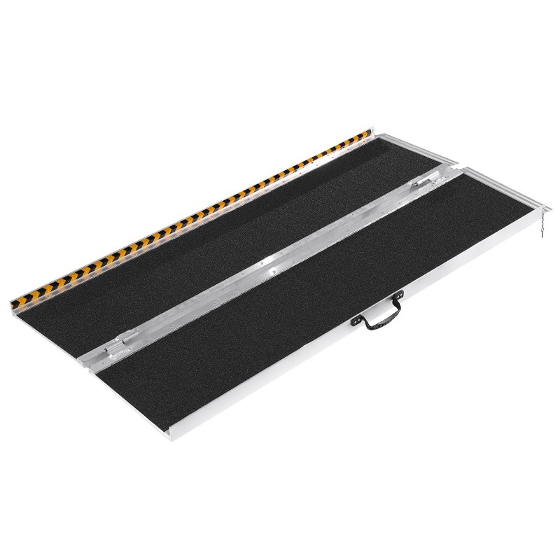 Pyörätuoliramppi alumiiniseos 182,9 cm 363 kg taittuva liukumaton