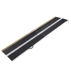 Taitettava pyörätuoliramppi alumiiniseoksesta 304,8 cm 363 kg liukuestopinnalla