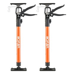 Teleskooppinen teräksinen tukitangkosarja kaappien asennukseen 54 155 cm 2 kpl 70 kg