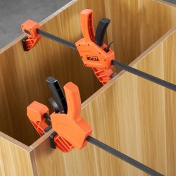 Palkkipuristimet 2 kpl 24 tuuman leuka lasikuituvahvistettu muovi hiiliteräs 300 paunaa