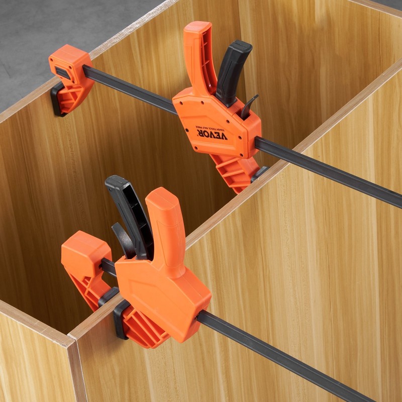 Palkkipuristimet 2 kpl 24 tuuman leuka lasikuituvahvistettu muovi hiiliteräs 300 paunaa