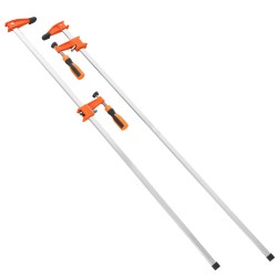 Puristimet valurauta ja hiiliteräs 914 mm 2 kpl puutöihin ja metallityöhön