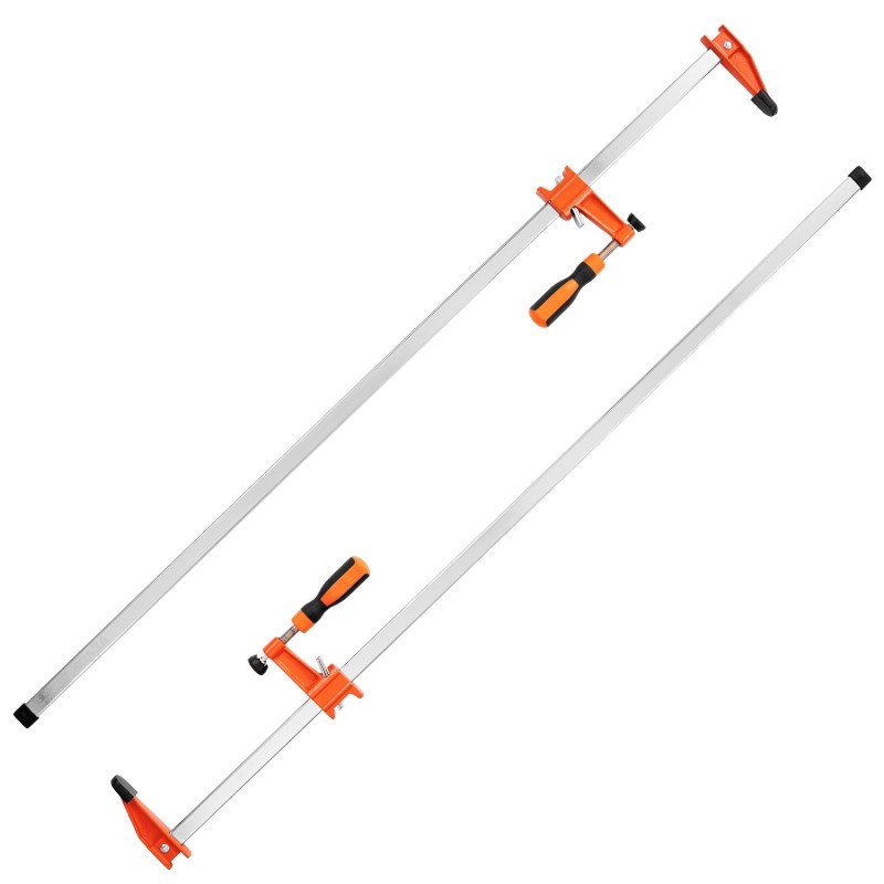 Puristimet valurauta ja hiiliteräs 914 mm 2 kpl puutöihin ja metallityöhön