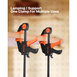 Puristimet puu- ja metallitöihin lasikuituvahvistettu polyamidi-6 ja teräs 2x30,48 cm 2x15,24 cm