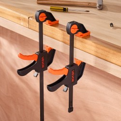 Puristimet puu- ja metallitöihin lasikuituvahvistettu polyamidi-6 ja teräs 2x30,48 cm 2x15,24 cm