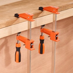 Puutyöpuristimet valurauta ja hiiliteräs 61 cm avautuma 2 kpl 272 kg