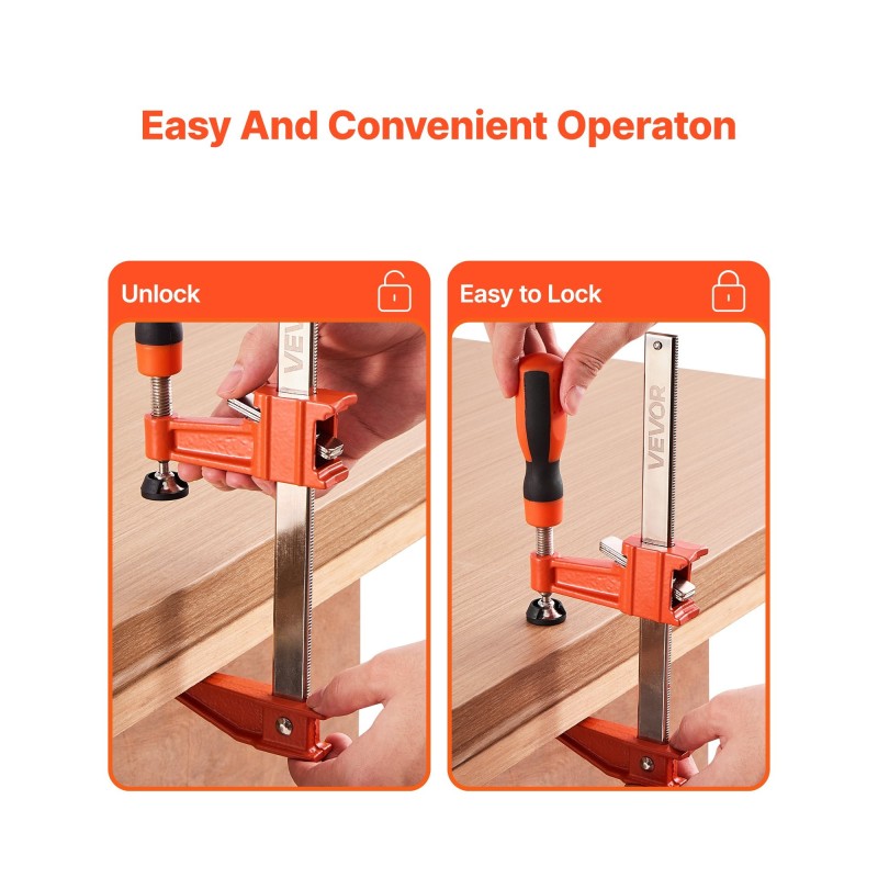 Puutyöpuristimet valurauta hiiliteräs 2x15,24 cm 2x30,48 cm 272 kg