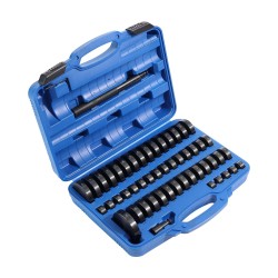 Laakeri ja tiivisteasennussarja 52 osaa 45 teräsvarsi levykoot 18 65 mm 74 mm