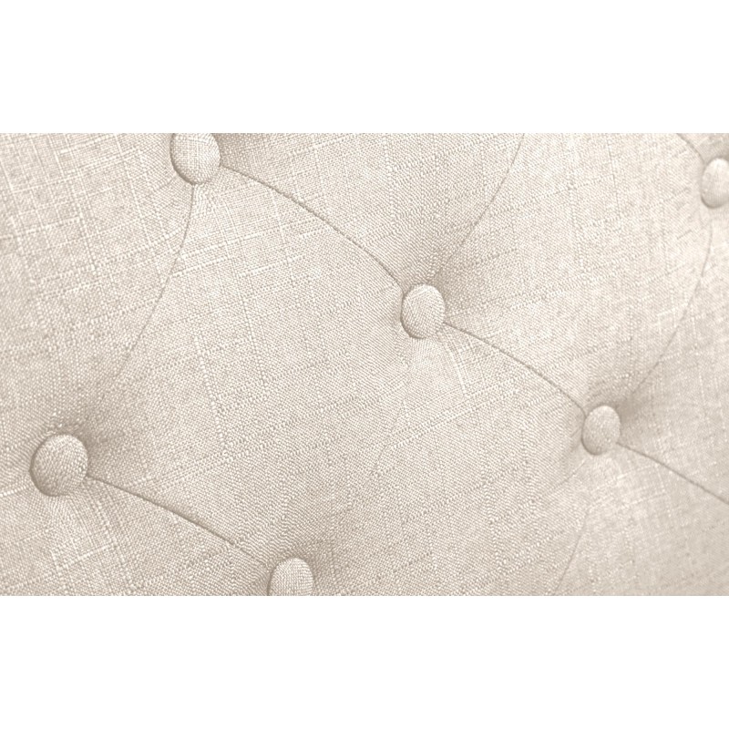 Tyylikäs chesterfield-ruokailutuoli mukavilla käsinojilla ja pehmusteella