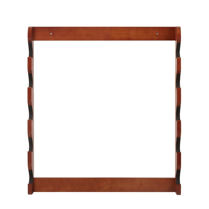 Mäntypuinen aseen seinäteline 5 aseelle EVA-pehmusteilla 60 kg