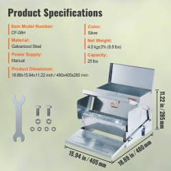 Automaattinen kanaruokinta-astia galvanoidusta teräksestä 11,3 kilogramman kapasiteetilla ulkokäyttöön