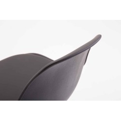 Tyylikäs säädettävä baarijakkara pyörivällä istuimella ja jalkatuella