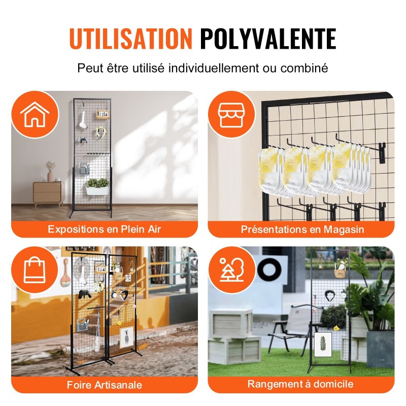 Verkkopaneelitornit 1022A-teräs 840x578 mm 2 kpl kaksipuoliset taittuvat koukuilla