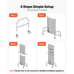 Ritiläseinäpakkaus mustaa hiiliterästä 3 kpl 600 x 400 x 1640 mm pyörillä