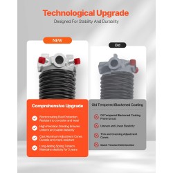 Autotallin vääntöjousipari 5,94x50,8x787 mm teräs alumiini elektropinnoitettu