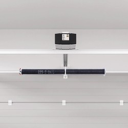 Vääntöjousipari nosto-ovelle korkeahiiliteräs ja alumiini 5,72x50,8x610 mm elektroforeettinen musta pinnoite